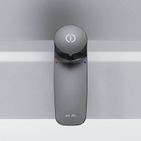 Смеситель Am.Pm Inspire 2.0 F50A02522 для раковины, TouchReel, цвет черный матовый
