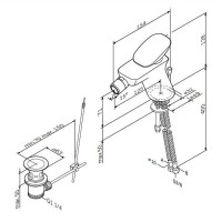 Смеситель AM.PM Spirit V2.0 F70A83100 для биде
