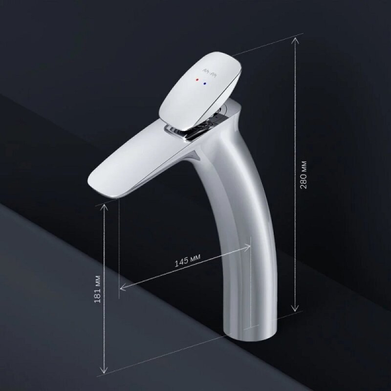 Смеситель Am.Pm Spirit V2.0 F70A92000 для раковины, без донного клапана, хром