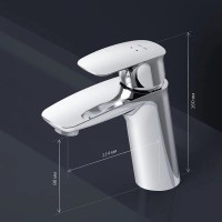 Смеситель Am.Pm Spirit V2.1 F71A02100 для раковины, без донного клапана, хром
