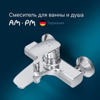 Смеситель Am.Pm Spirit V2.1 F71A10000 для ванны и душа, хром