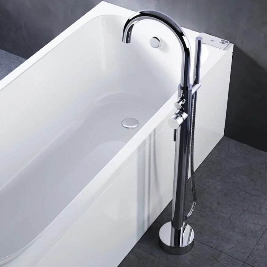 Смеситель Am.Pm Sense F7514100 для ванны и душа, напольный, хром