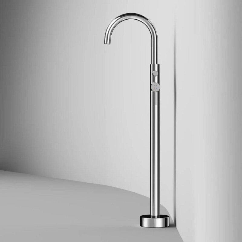 Смеситель Am.Pm Sense F7514100 для ванны и душа, напольный, хром