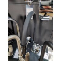 Смеситель Am.Pm Like F8007802 для кухни с каналом для питьевой воды, гибкий излив, черный/хром