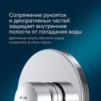 Смеситель Am.Pm Like F8075000 для душа, встраиваемый, хром