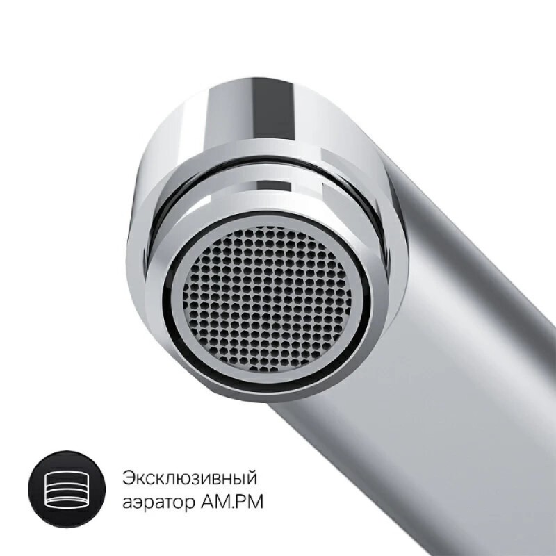 Смеситель Am.Pm Like F8090016 для ванны и душа, с длинным изливом, без душевого гарнитура, хром
