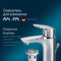 Смеситель Am.Pm Like F8092116 для раковины, с донным клапаном