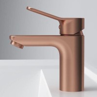 Смеситель AM.PM X-Joy F85A02144 для раковины, розовое золото