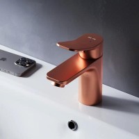 Смеситель AM.PM X-Joy F85A02144 для раковины, розовое золото