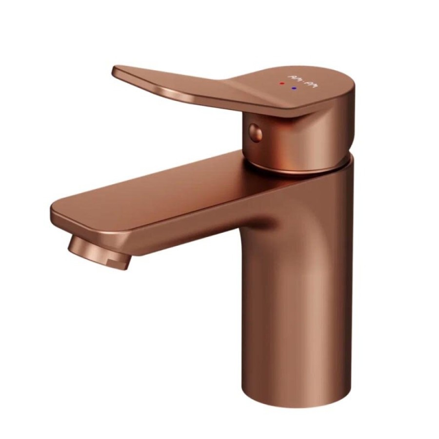Смеситель AM.PM X-Joy F85A02144 для раковины, розовое золото