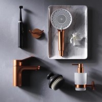 Смеситель AM.PM X-Joy F85A02144 для раковины, розовое золото