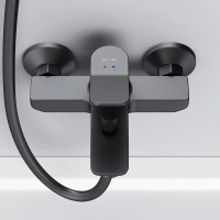 Смеситель Am.Pm X-Joy F85A10022 для ванны и душа, черный матовый