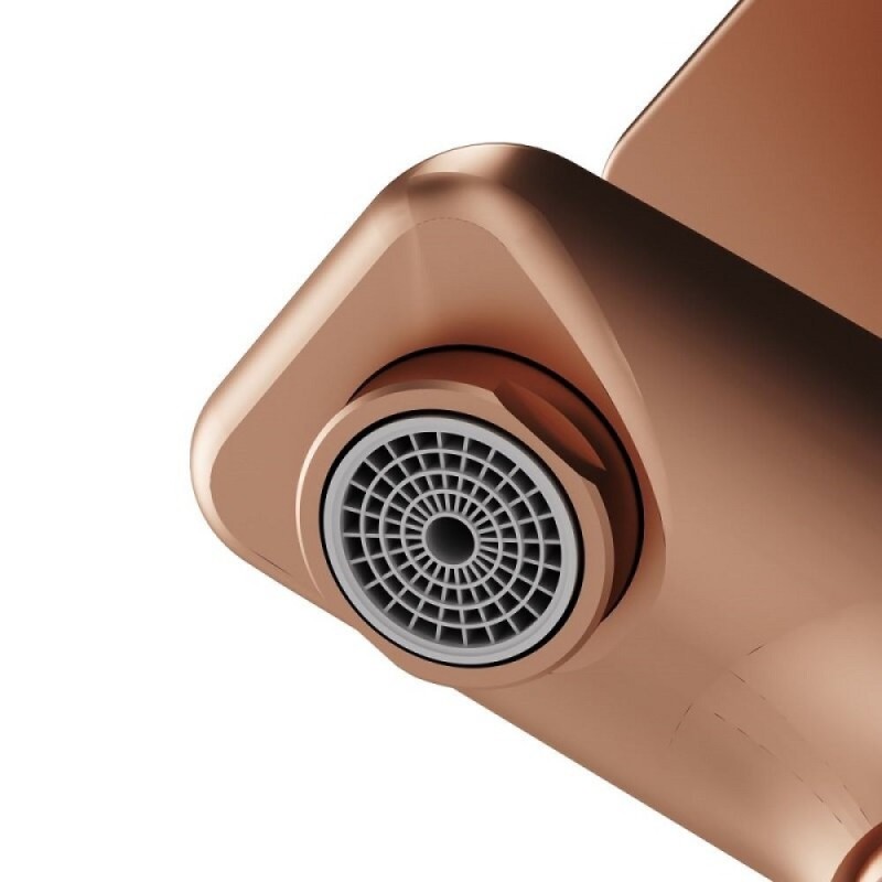 Смеситель Am.Pm X-Joy F85A10044 для ванны и душа, розовое золото