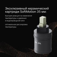 Смеситель Am.Pm X-Joy F85A10099 для ванны и душа, золото