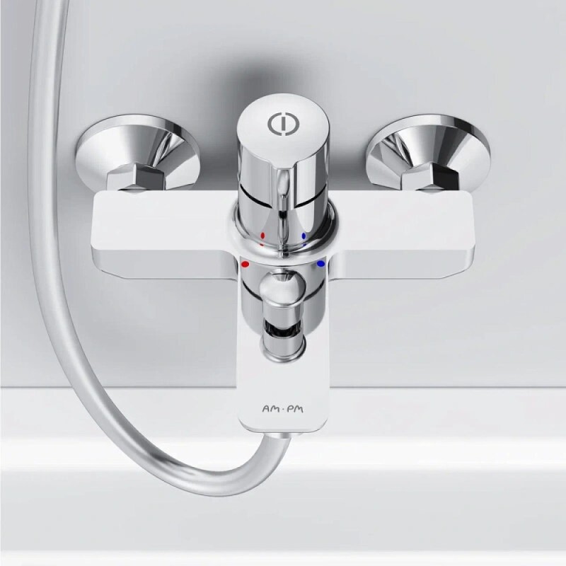 Смеситель Am.Pm X-Joy F85A10500 для ванны и душа, TouchReel, хром