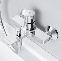 Смеситель Am.Pm X-Joy F85A10500 для ванны и душа, TouchReel, хром