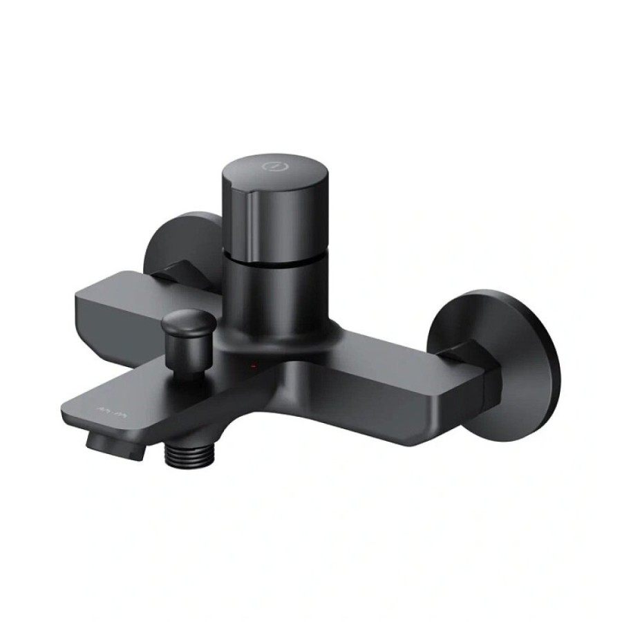 Смеситель Am.Pm X-Joy F85A10522 для ванны и душа, TouchReel, черный матовый