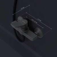 Смеситель Am.Pm X-Joy F85A20022 для душа, черный матовый