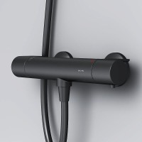 Смеситель Am.Pm X-Joy F85A40022 для душа, термостатический, черный