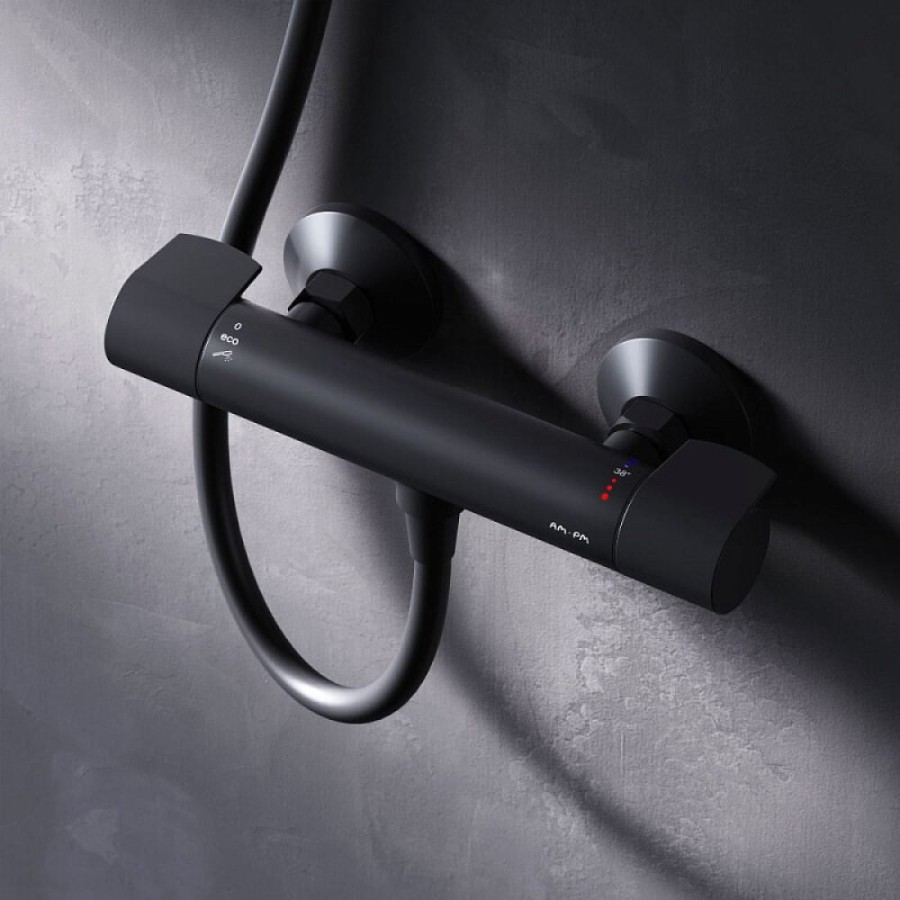 Смеситель Am.Pm X-Joy F85A40022 для душа, термостатический, черный