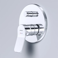 Смеситель Am.Pm X-Joy F85A45000 для ванны и душа, на 2 потребителя, встраиваемый, хром