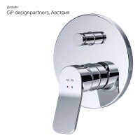 Смеситель Am.Pm X-Joy F85A45000 для ванны и душа, на 2 потребителя, встраиваемый, хром