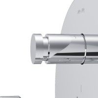 Смеситель Am.Pm X-Joy F85A45600 для ванны и душа, на 2 потребителя, с внутренней частью, термостатический, хром