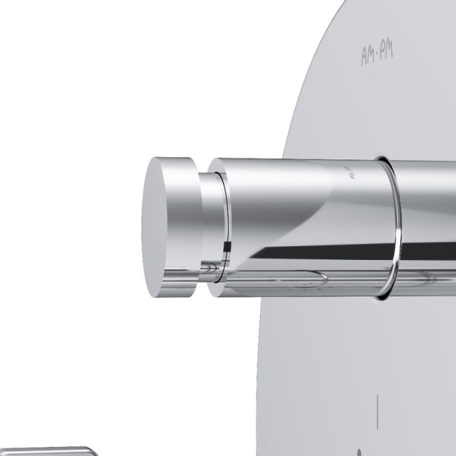 Смеситель Am.Pm X-Joy F85A45600 для ванны и душа, на 2 потребителя, с внутренней частью, термостатический, хром