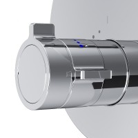 Смеситель Am.Pm X-Joy F85A45600 для ванны и душа, на 2 потребителя, с внутренней частью, термостатический, хром