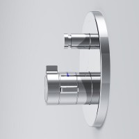 Смеситель Am.Pm X-Joy F85A45600 для ванны и душа, на 2 потребителя, с внутренней частью, термостатический, хром