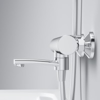Смеситель для ванны и душа AM.PM X-Joy F85A50000, термостатический, хром