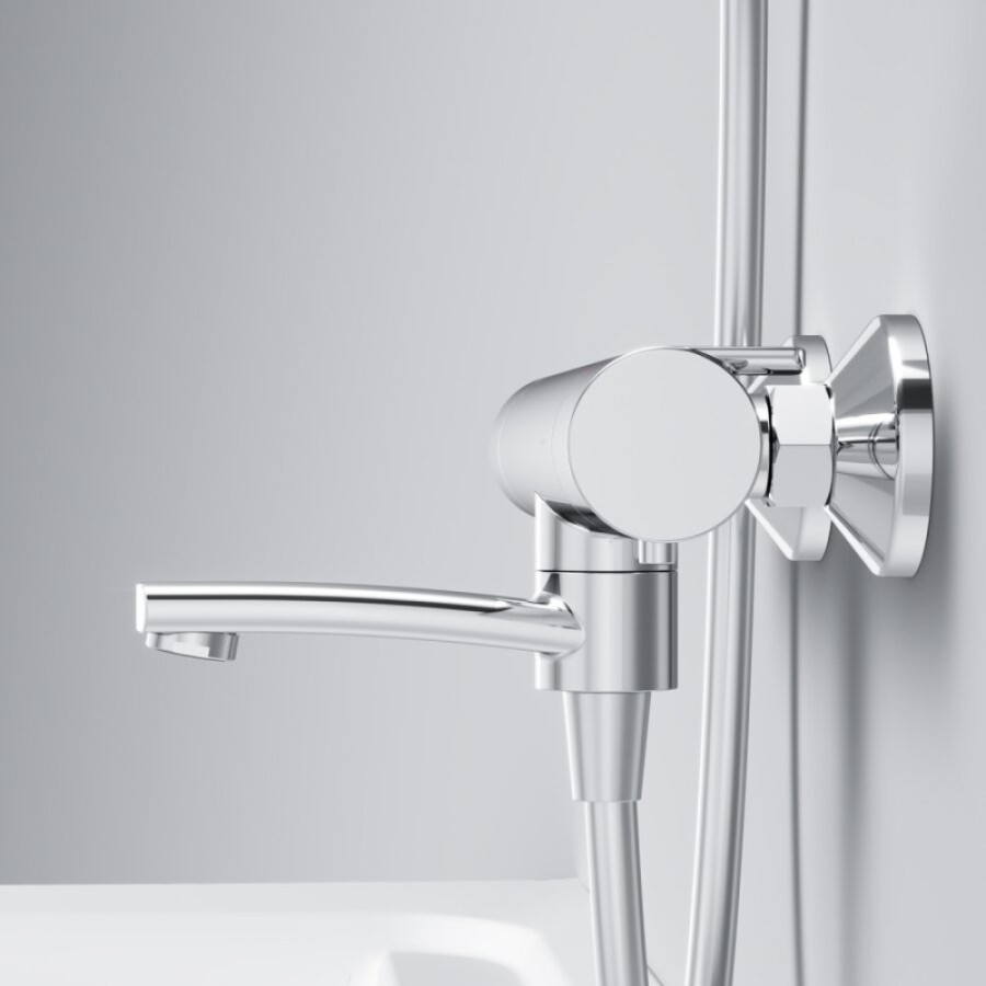 Смеситель для ванны и душа AM.PM X-Joy F85A50000, термостатический, хром