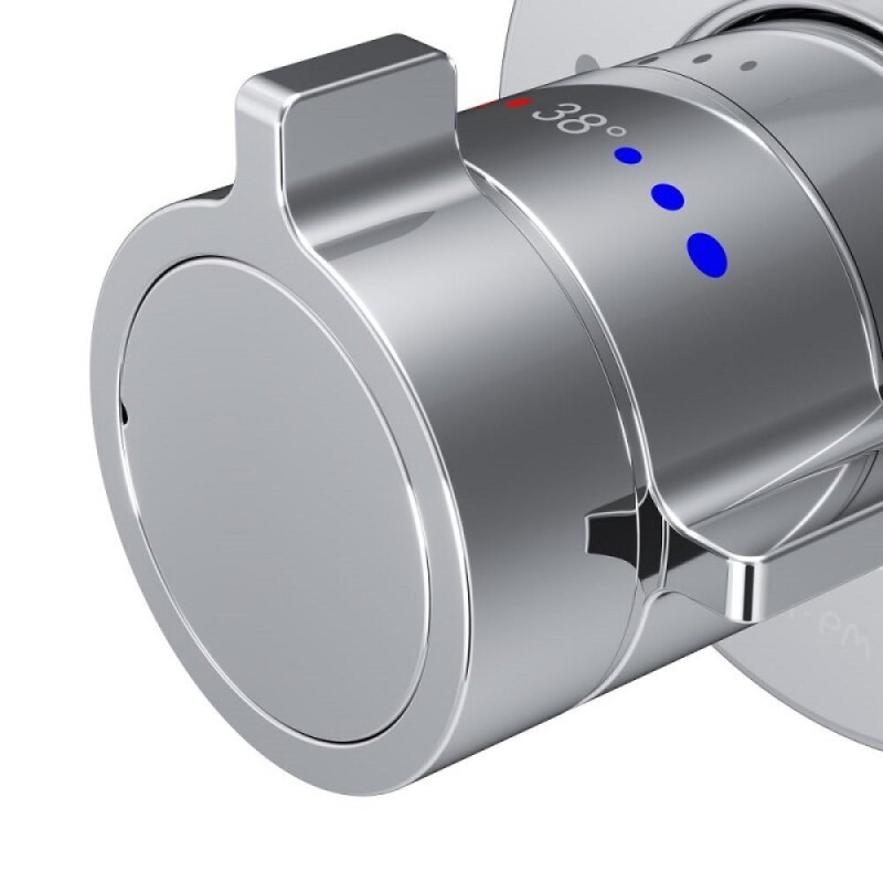 Смеситель Am.Pm X-Joy F85A65600 для душа, на 1 потребителя, с внутренней частью, термостатический, хром