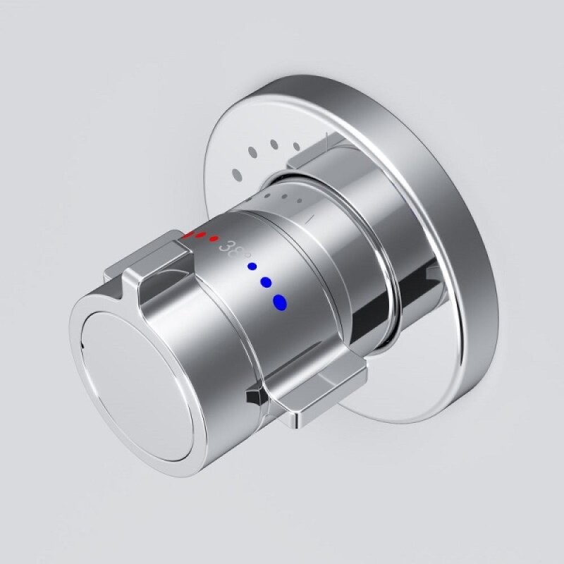 Смеситель Am.Pm X-Joy F85A65600 для душа, на 1 потребителя, с внутренней частью, термостатический, хром