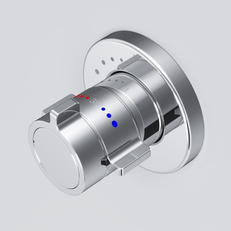 Смеситель Am.Pm X-Joy F85A65600 для душа, на 1 потребителя, с внутренней частью, термостатический, хром