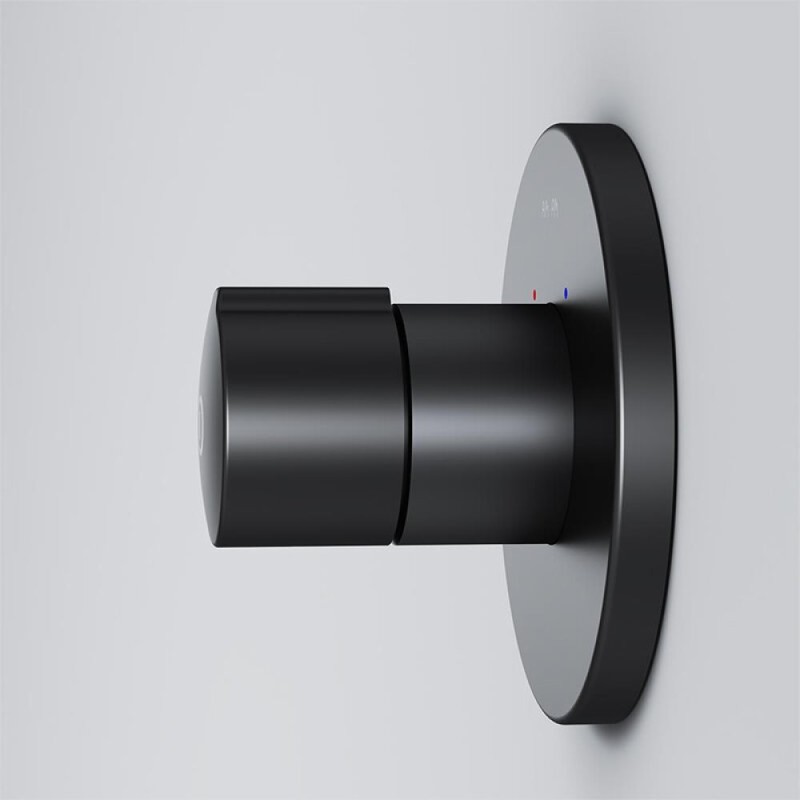 Смеситель Am.Pm X-Joy F85A65722 для душа, TouchReel, встраиваемый, черный матовый