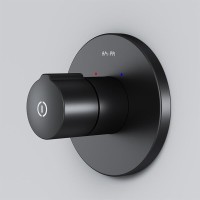 Смеситель Am.Pm X-Joy F85A65722 для душа, TouchReel, встраиваемый, черный матовый