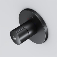 Смеситель Am.Pm X-Joy F85A65722 для душа, TouchReel, встраиваемый, черный матовый