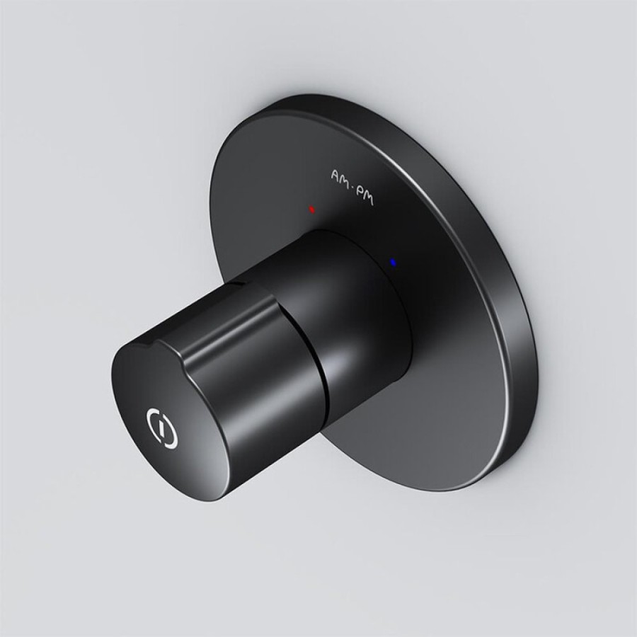 Смеситель Am.Pm X-Joy F85A65722 для душа, TouchReel, встраиваемый, черный матовый