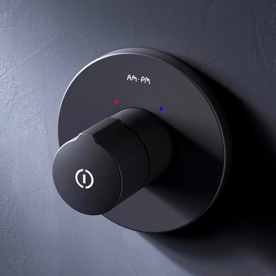 Смеситель Am.Pm X-Joy F85A65722 для душа, TouchReel, встраиваемый, черный матовый