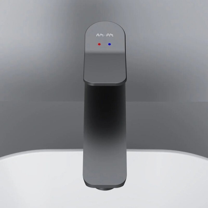 Смеситель Am.Pm X-Joy F85A92022 для раковины, высокий, черный матовый