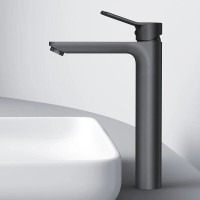Смеситель Am.Pm X-Joy F85A92022 для раковины, высокий, черный матовый