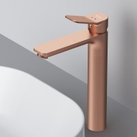 Смеситель Am.Pm X-Joy F85A92044 для раковины, высокий, розовое золото