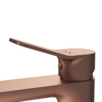 Смеситель Am.Pm X-Joy F85A92044 для раковины, высокий, розовое золото