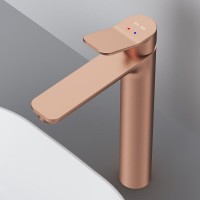 Смеситель Am.Pm X-Joy F85A92044 для раковины, высокий, розовое золото