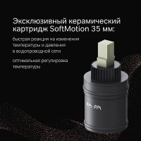 Смеситель Am.Pm X-Joy F85A92044 для раковины, высокий, розовое золото