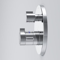 Смеситель Am.Pm X-Joy F85A95600 для ванны и душа, на 3 потребителя, с внутренней частью, термостатический, хром