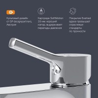 Смеситель AM.PM X-Joy S F85B02100 для раковины, без донного клапана, хром