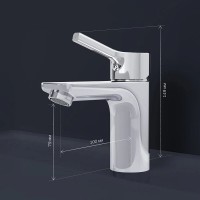 Смеситель AM.PM X-Joy S F85B02100 для раковины, без донного клапана, хром