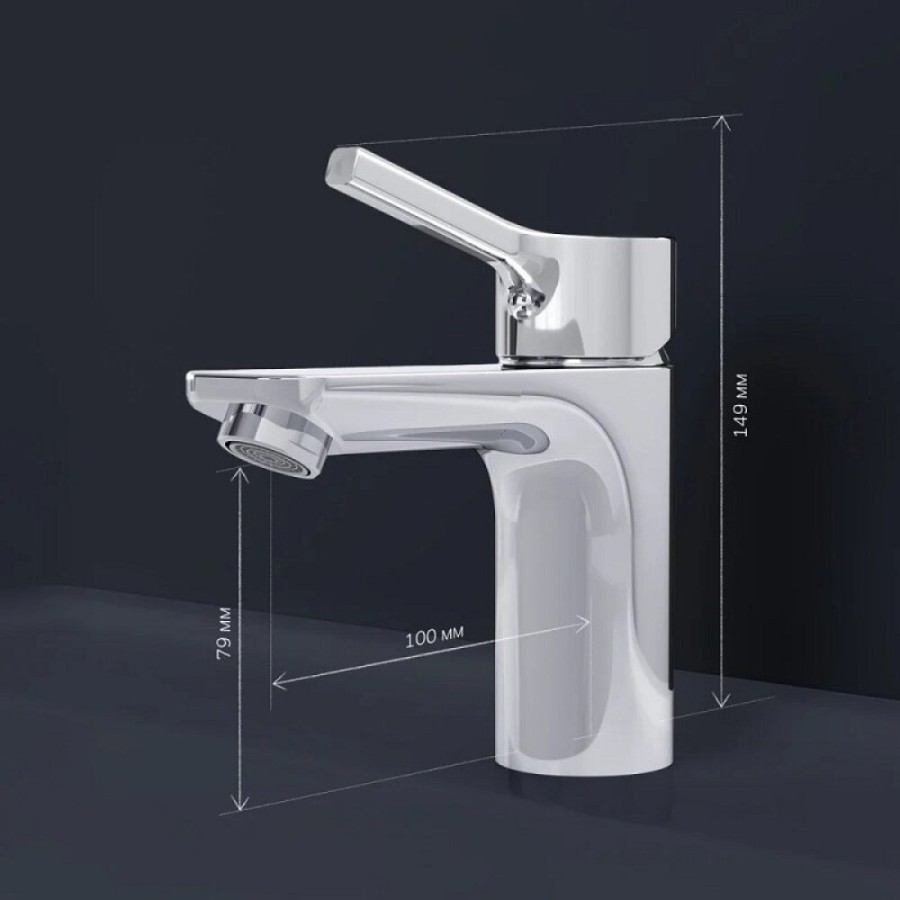 Смеситель AM.PM X-Joy S F85B02100 для раковины, без донного клапана, хром